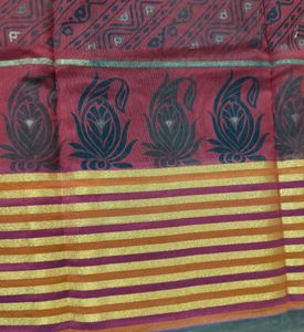 Beautiful Red &amp; Gold Saree