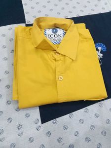 Icon Fashion Club Men's Mustard Shirt