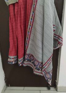 New Unused PureCotton Biba Brand AnarkaliSuit