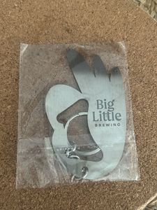 Metal Keychain Keyring With Opener