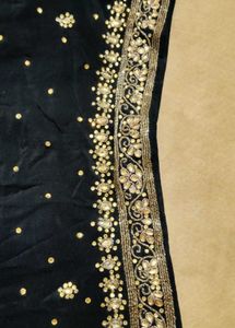 Elegant Black saree