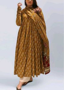 Designer Anarkali Kurta Set with Dupatta