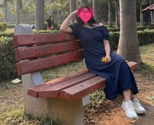 Elegant Navy Blue Off-Shoulder Dress