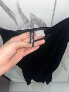 Black Velvet Slip Dress