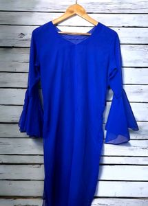 Royal Blue Maxi Kurta / Dress