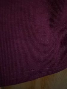 Maroon Ribbed Tank Top