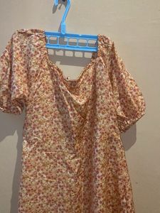 Floral Print Mini Dress