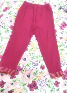 Magenta Pink Anarkali Set