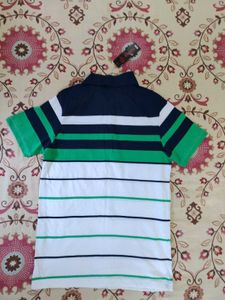 New Striped Polo T-Shirt