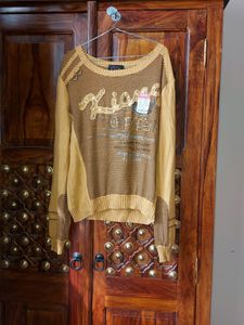Best Quality Mustard Sweater Top (New)