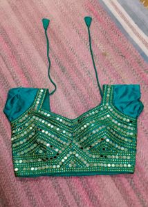 Embellished Silk Blouse