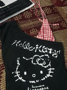 Hello Kitty One-Shoulder Top