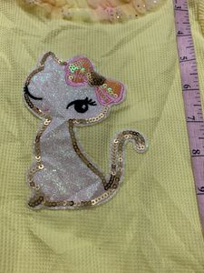 Cute Yellow Cat Dress for Girls