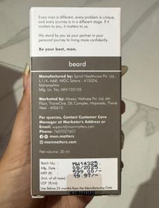 Man Matters Beardgro Serum