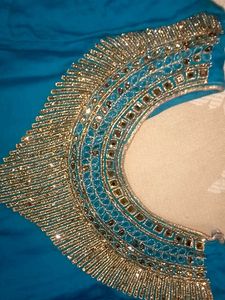 Stunning Blue Embroidered Kurta