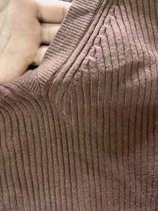 Cozy Ribbed V-Neck Long Sleeve Top