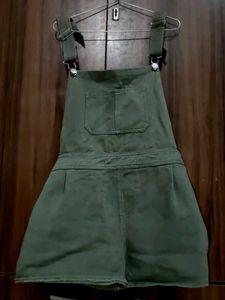 Khaki Short Overalls