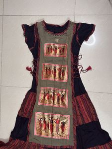Boho Dress with Unique Graphic Print