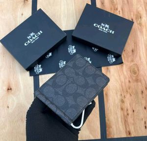 Coach Bifold Wallet WD Money Clipper WITH BOX