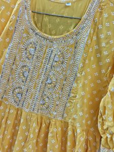 Beautiful Yellow Kurta Set