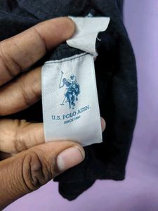 U.S. Polo Assn. Men's Black Shirt