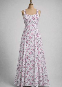 Floral Print Sundress - Elegant & Chic