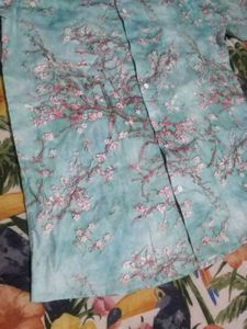 women's Short Sleeve Floral Print Shirt