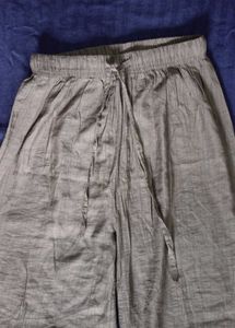 Casual Linen Blend Wide Leg Pants