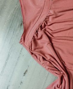🍃🌸Y2k Chic Ruched Pink Top