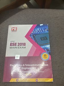 UPSC ESE 2018 Electronics & Telecommunication