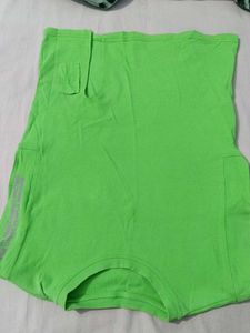 Green T-Shirt with Pocket Detail