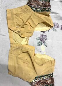 Elegant Cream Saree with Embellished Border