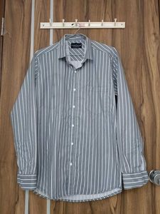 Classic Striped Button-Down Shirt