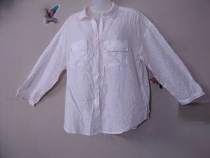 Classic off- White Button-Up Shirt Xxl