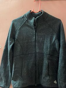 Gray Zip-Up Jacket