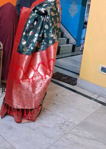 jalkatan green saree
