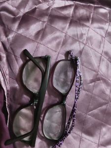 Stylish Black and purple Eyeglasses Frames