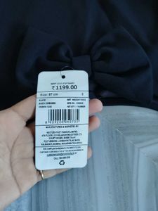Elegant Black Long Sleeve Bow Detail Dress