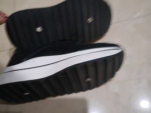 Black Platform Sneakers