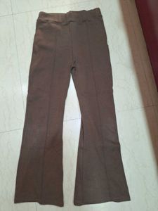Brown Flared Leggings
