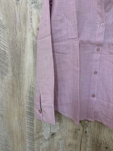 Lilac Button-Up Long Sleeve Shirt