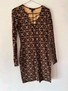 Forever 21 Graphic Print Mini Dress