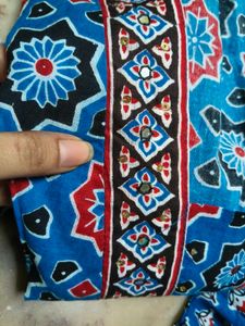 Anarkali suit mirror work