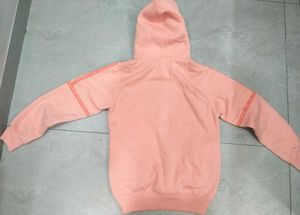 Peach Hoodie with Inspirational Graphic
