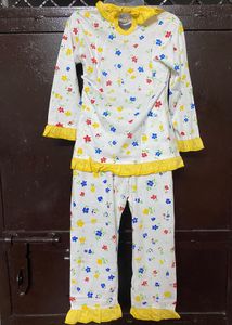 Cute Floral Pajama Set