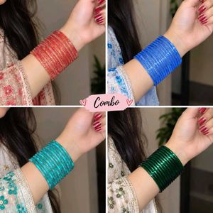 Vibrant Bangle Set pack of 4
