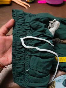 2 colour Green and black Cargo Pants