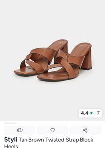 Chic Brown Block Heels
