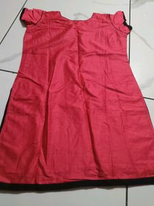 Beautiful Pink Embroidered Kurta(new)