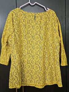 Floral Yellow Blouse